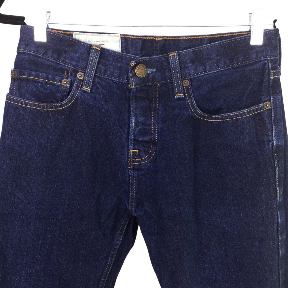 Hollister Y2K Classic Straight Leg Minimalist Casual Button Fly Jeans 28 X 30